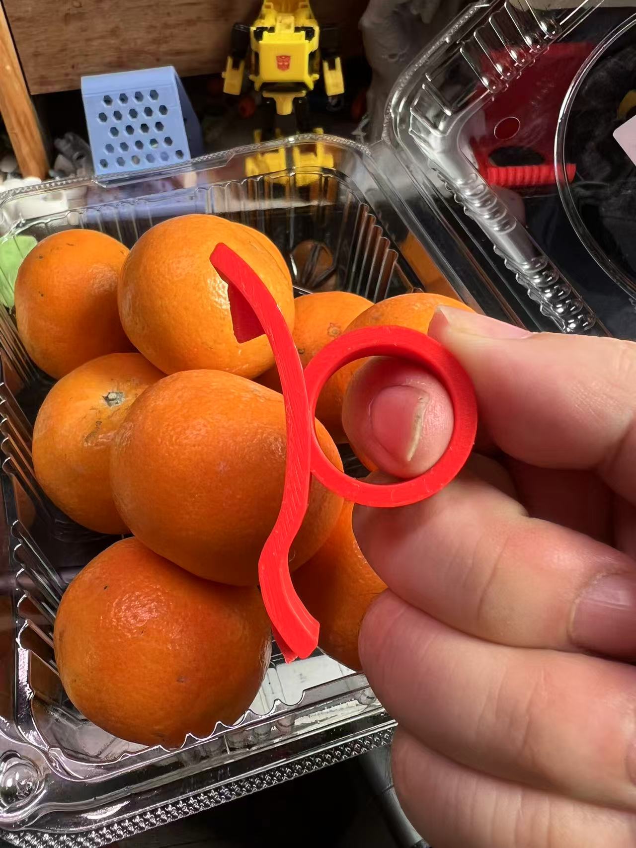 Miniatura 2 do modelo 3D 剥橙器-无支撑，丝滑剥皮！
