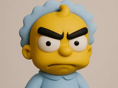 Baby Gerald  - The Simpsons - Adorable Model