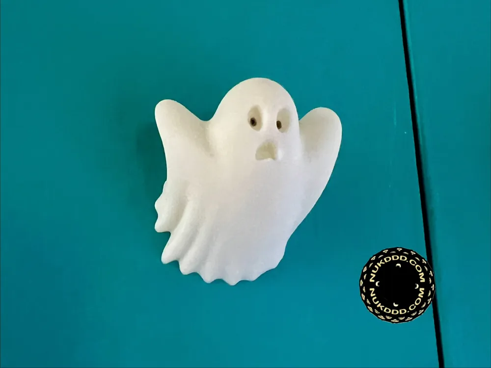 Halloween Ghost Knob & Magnet - Free 3D Print Model - MakerWorld