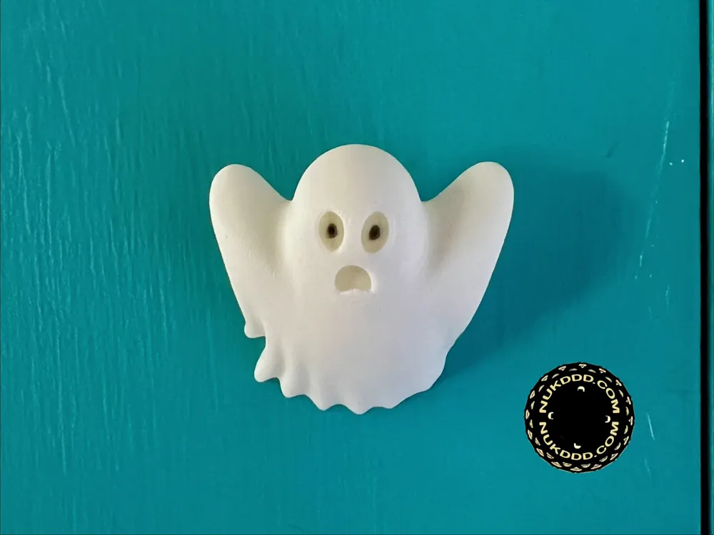 Halloween Ghost Knob & Magnet - Free 3D Print Model - MakerWorld