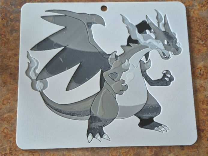 Mega Charizard X (Wall Art)