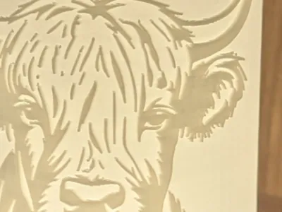 Highland Cow Night Light