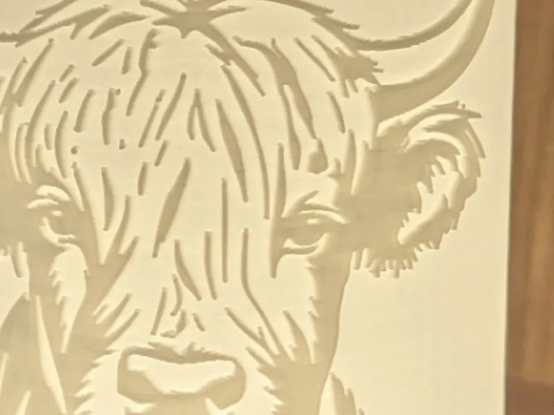 Highland Cow Night Light