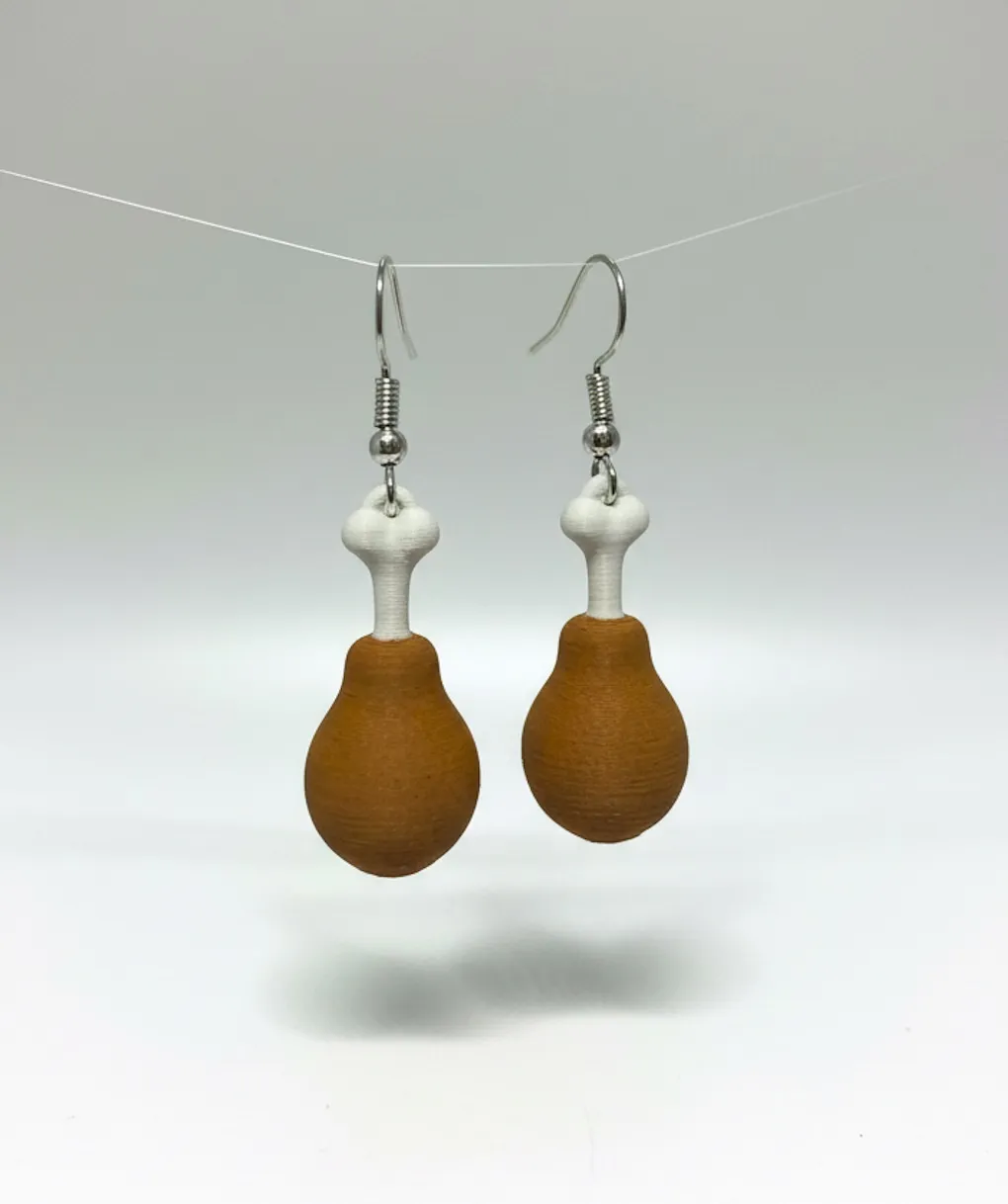 Turkey Leg Earrings view 2