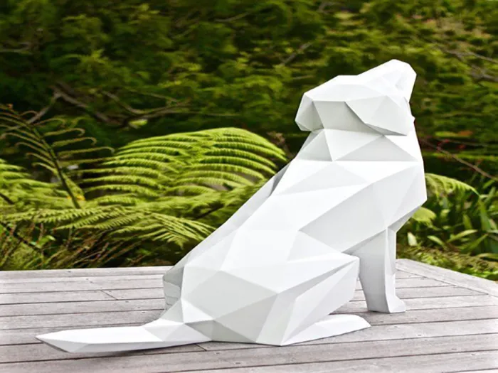 lowpoly dog