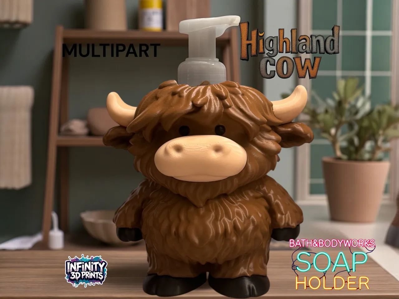 AMS/MULTIPART HIGHLAND COW-BATH AND BODYWORKS view 2