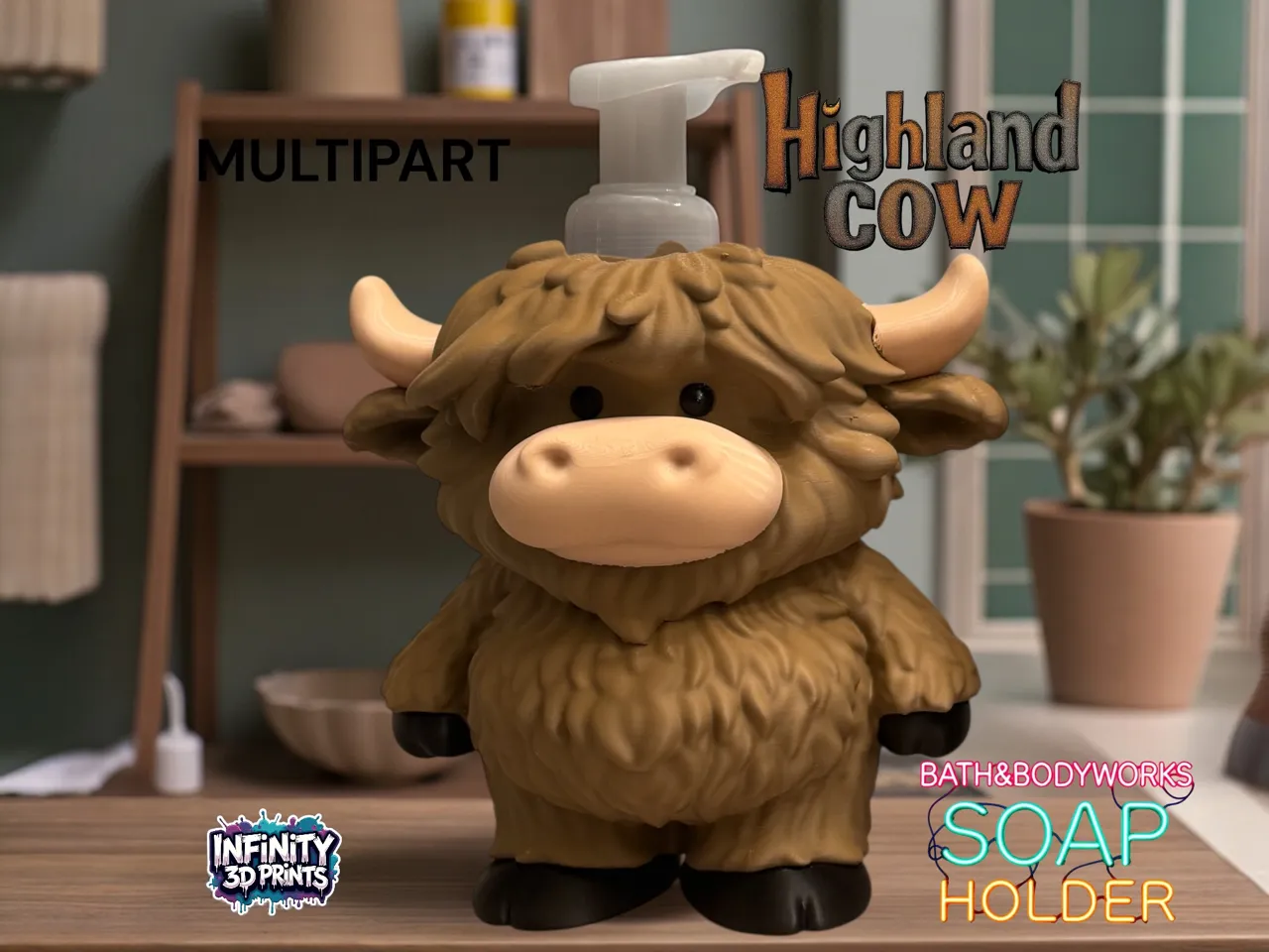 AMS/MULTIPART HIGHLAND COW-BATH AND BODYWORKS view 3
