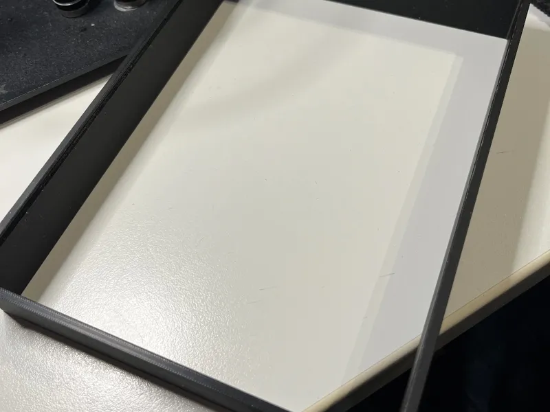 Backplateholder for IKEA RIBBA 10*15cm Lithophane