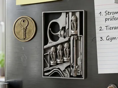 Birthmachine by HR Giger Refrigerator Magnet