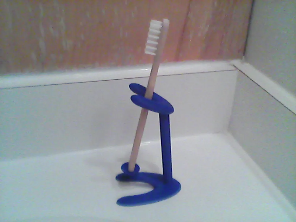 futuristic/alien toothbrush holder - Free 3D Print Model - MakerWorld
