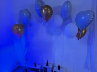 Helium balloon weight - 200g - wine bottle
