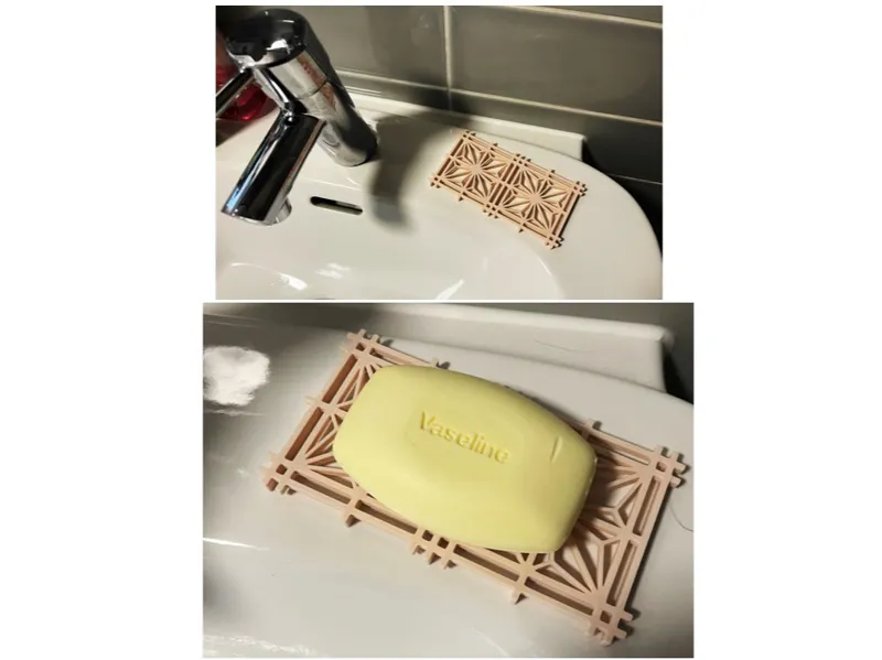 Kumiko Kakuasa pattern soap dish - No AMS needed