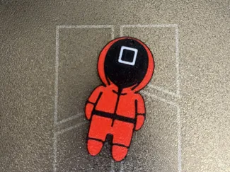 Squid Game Pink Guard - Square