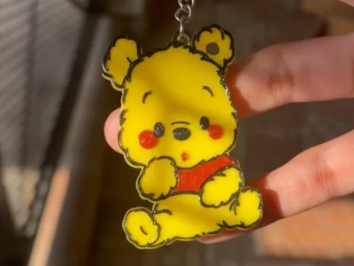 teddy bear keychain 