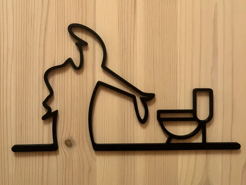 WC Sign