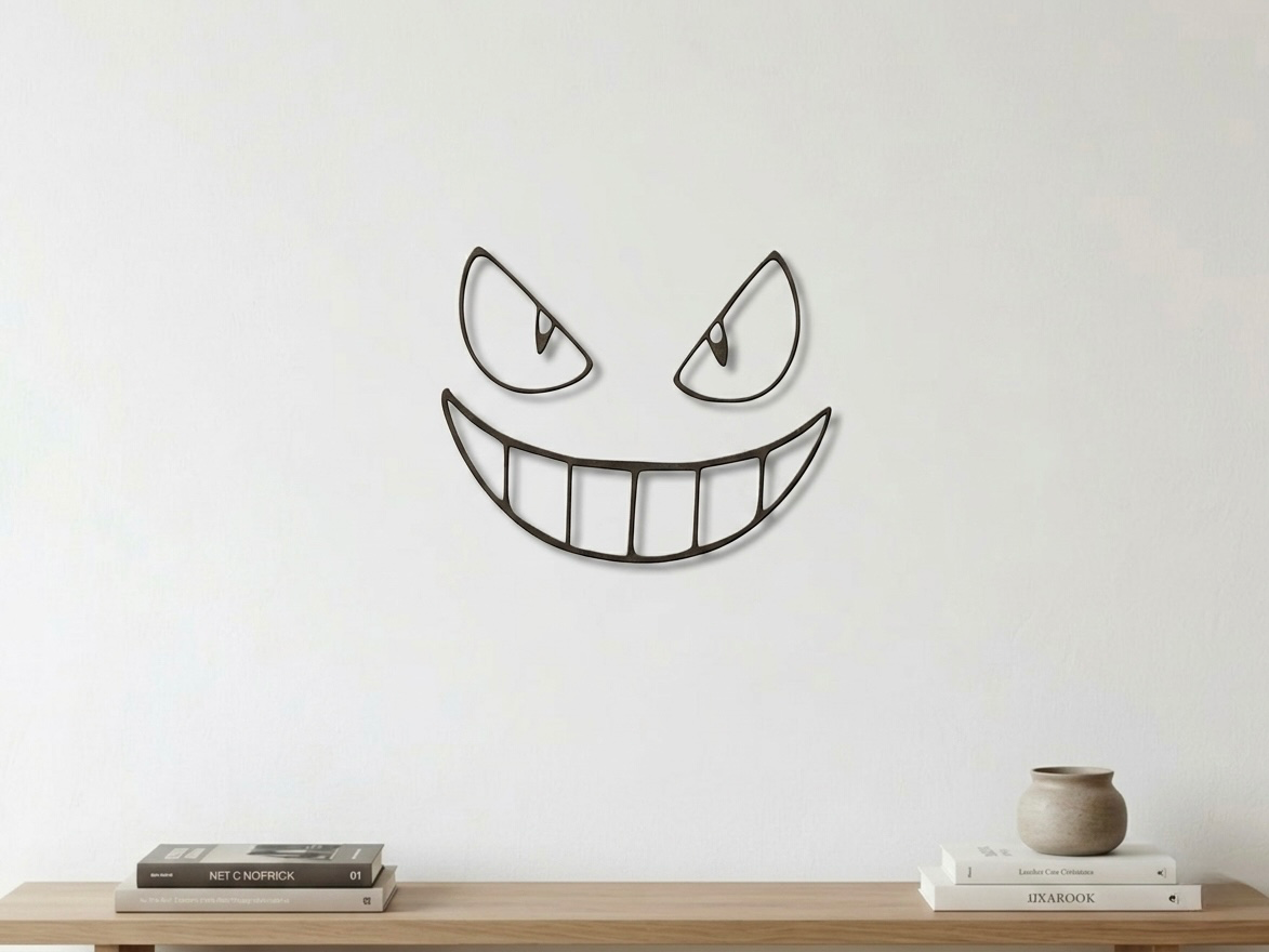 Gengar Wall Art – Easy Print Pokémon Decor