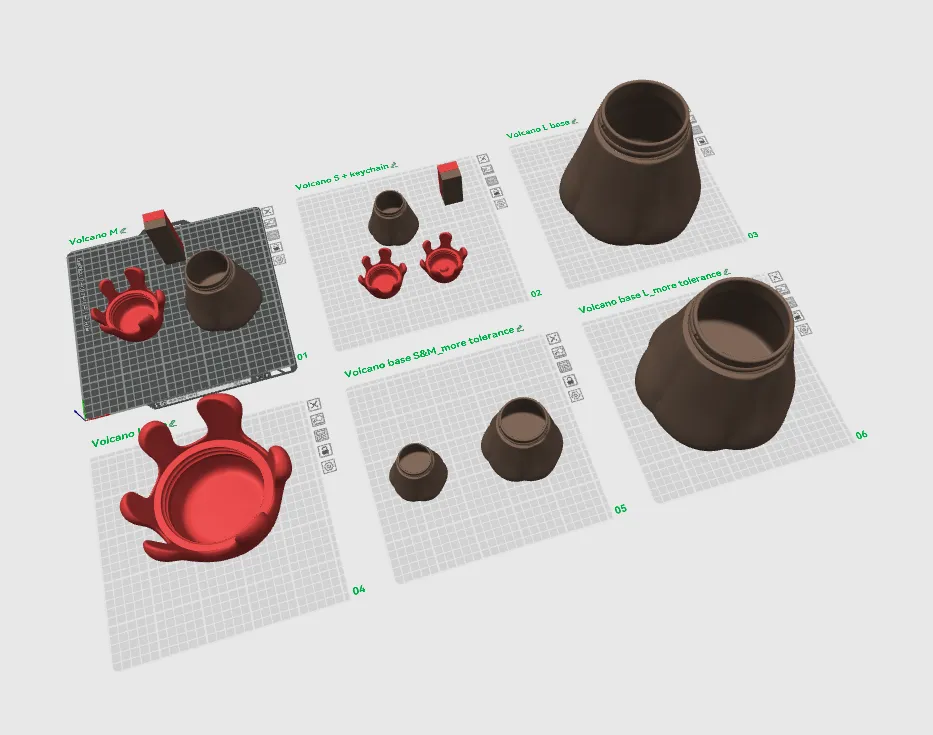 Container T Rex T-Rex Volcano Container - Free 3D Print Model - MakerWorld