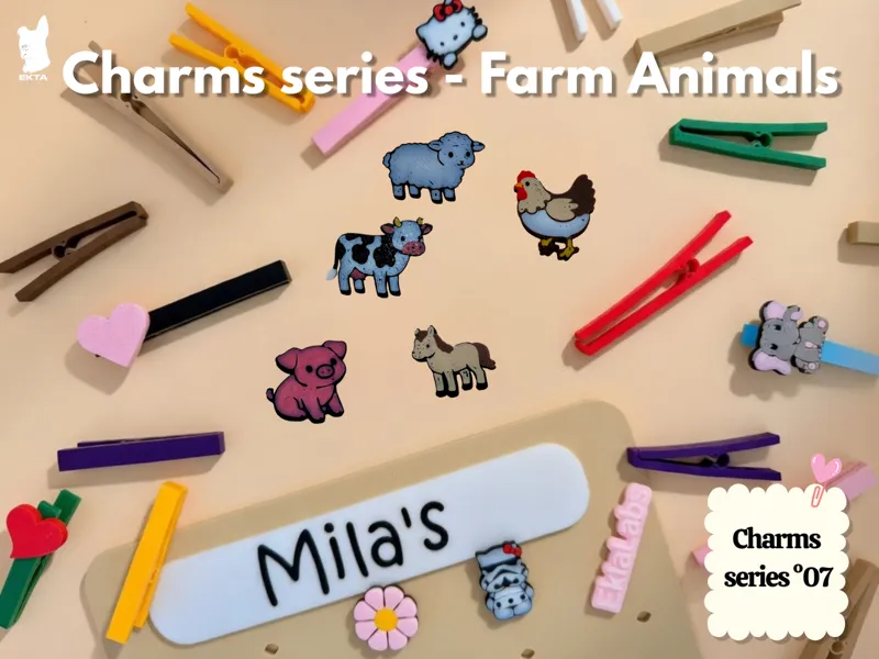 Charms Series 07 – Farm Animals