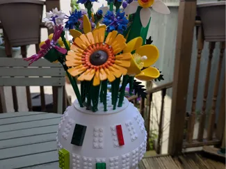 Brick flower bouquet vase (Brick compatible)