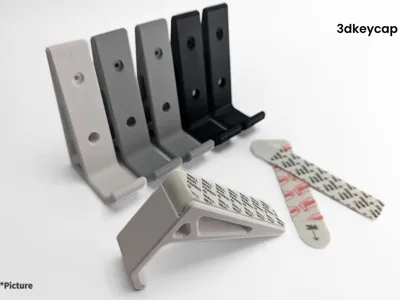 Wall Mount Hook- Keyboard, Headphones, ...