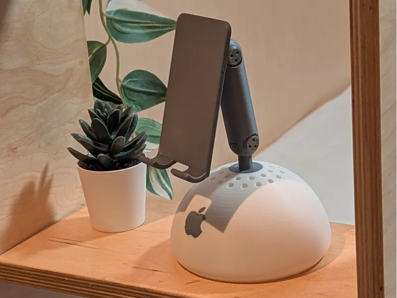 Phone stand (iMac G4 inspired design)