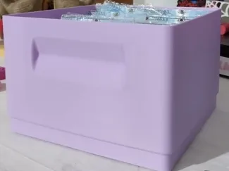 Caja apilable de impresión rápida