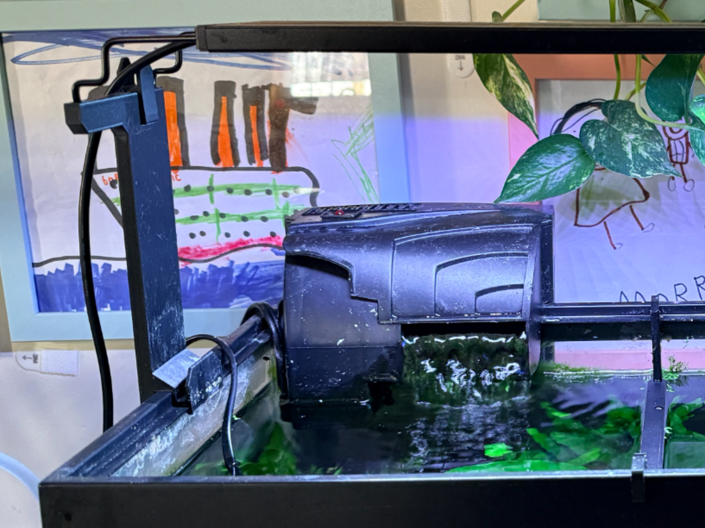 aquarium light riser for 10 gallon rimmed tank