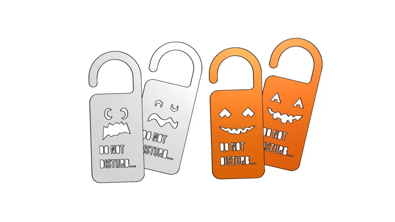 Halloween Door Hangers with 4 different designs!