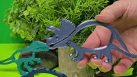 Clip dinosaure articulé imprimé en place — photo 1