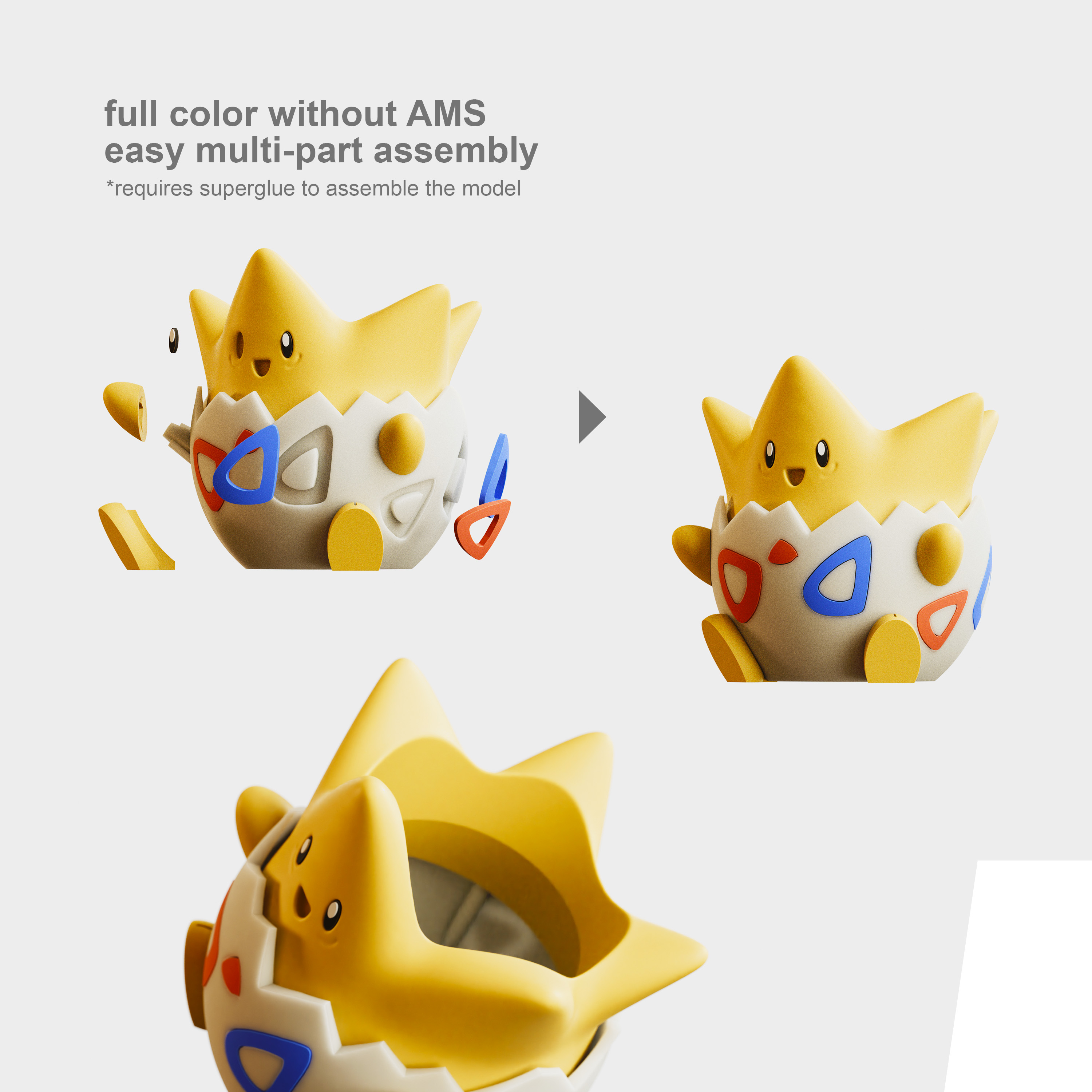 Togepi-Inspired Planter Vase