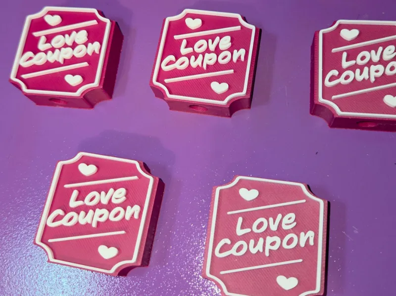 Love Coupon Strawtopper