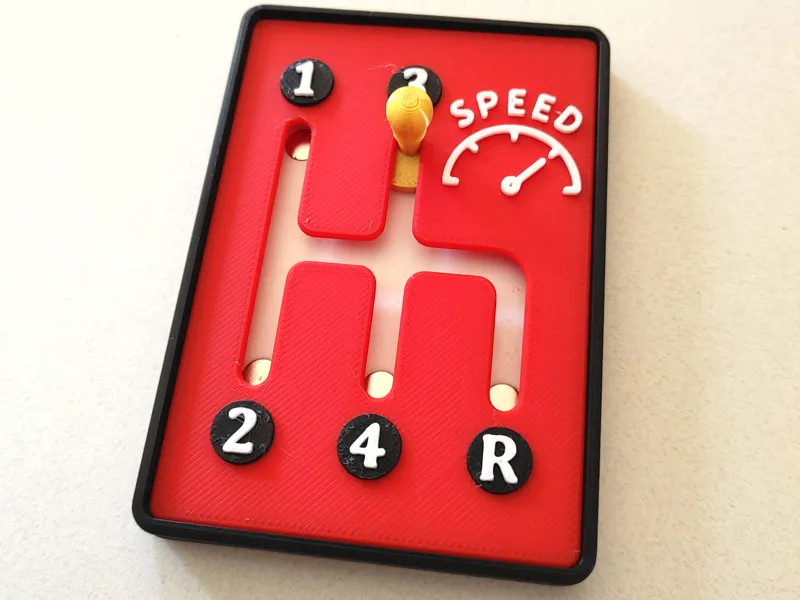 Aetherdrift Gear Shift Counter with Magnets