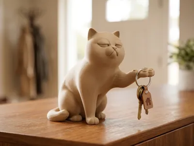 Arrogant Cat | The Condescending Key Holder
