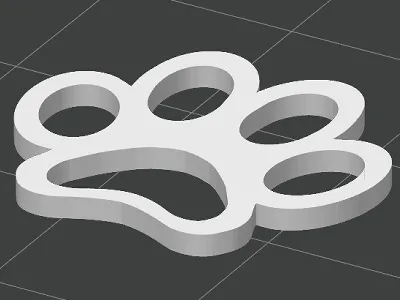 Cat Pawprint (test model)