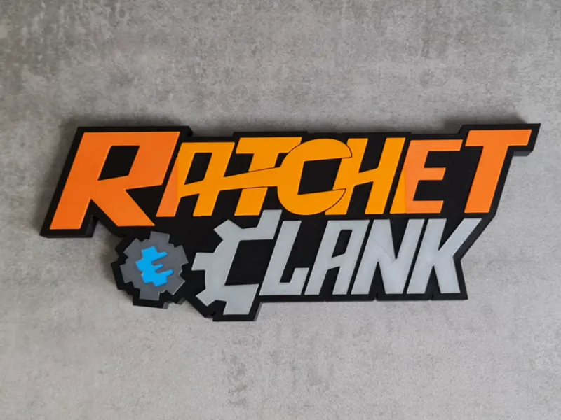 Ratchet & Clank Logo / Sign 