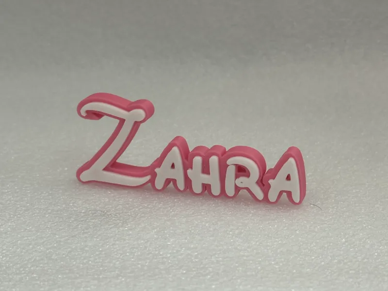 Disney Theme 3D Name Decor Sign  Zahra