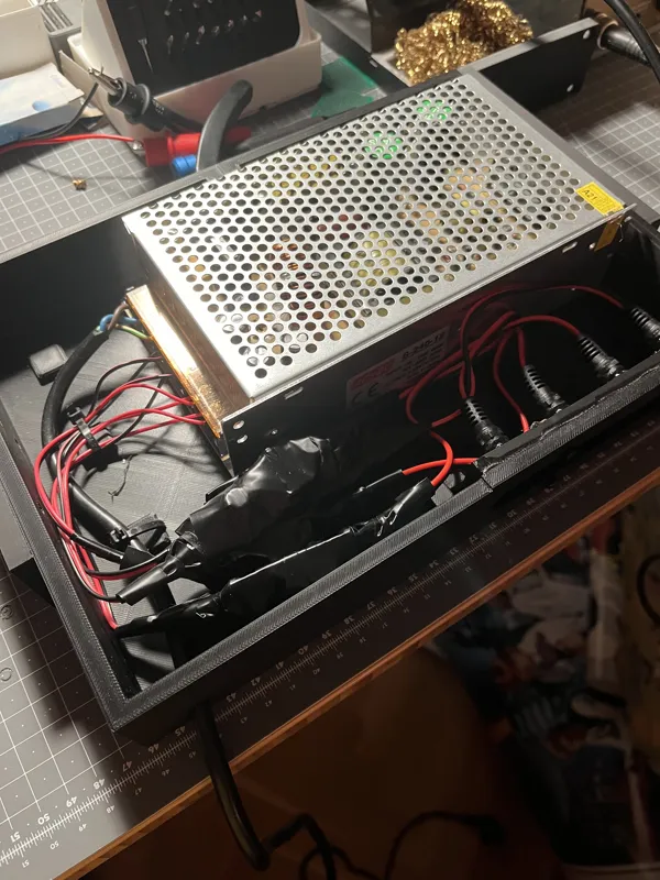 Meanwell-240-12 1.5u rack mount