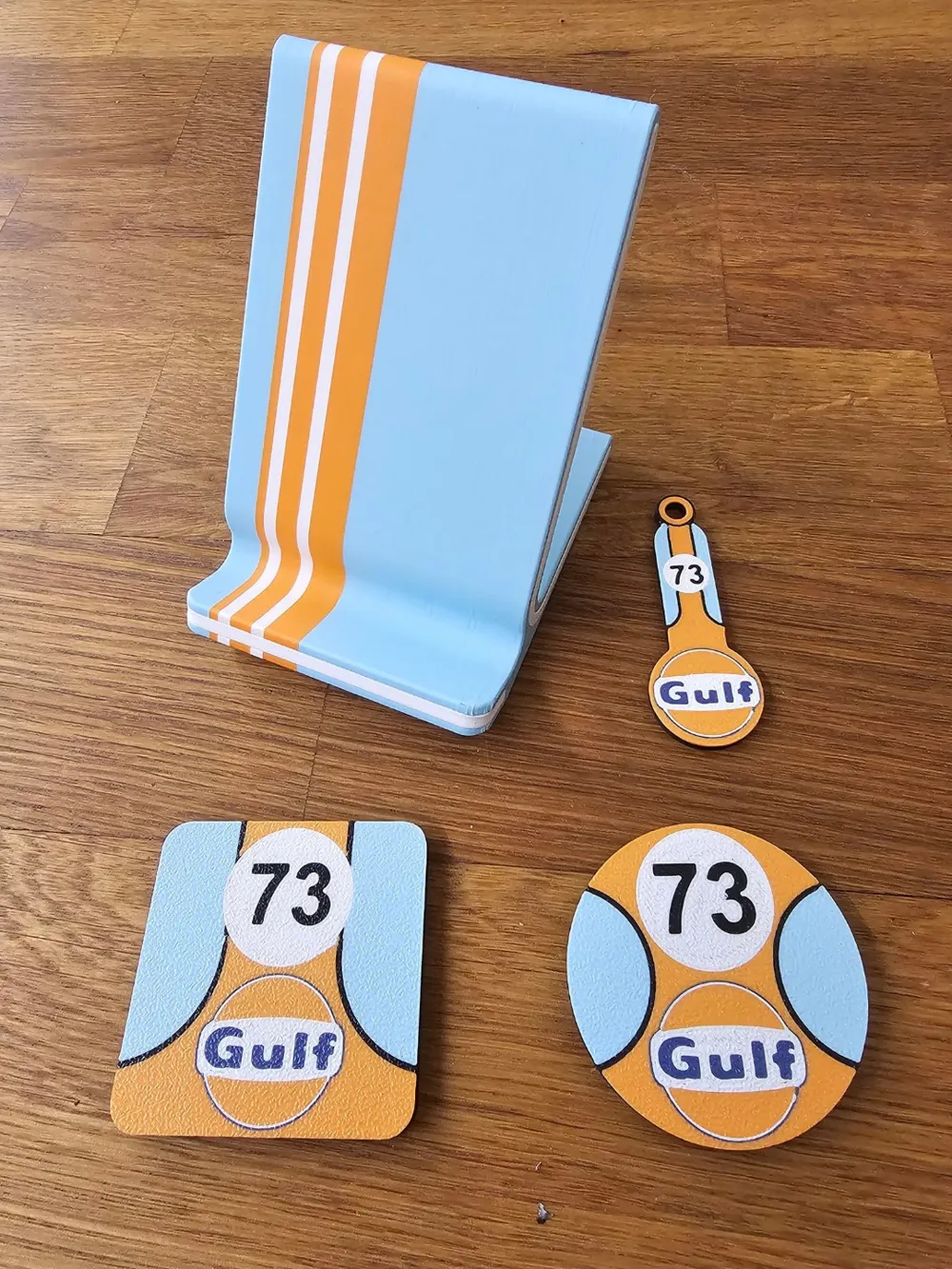 GULF RACING KEY CHAIN by The Big Greek - MakerWorld