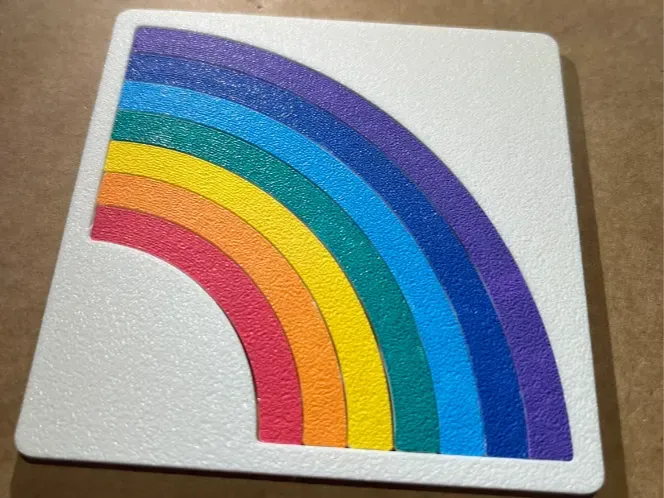 7-Color Rainbow Puzzle, Only 20g