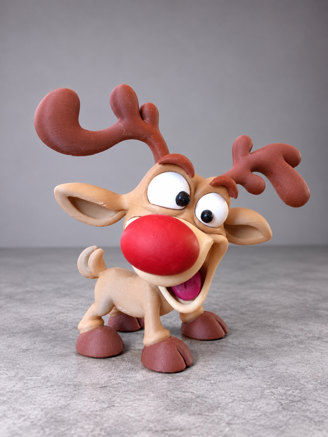 Wacky Rudolph - Christmas figure - Multipart + AMS - 1