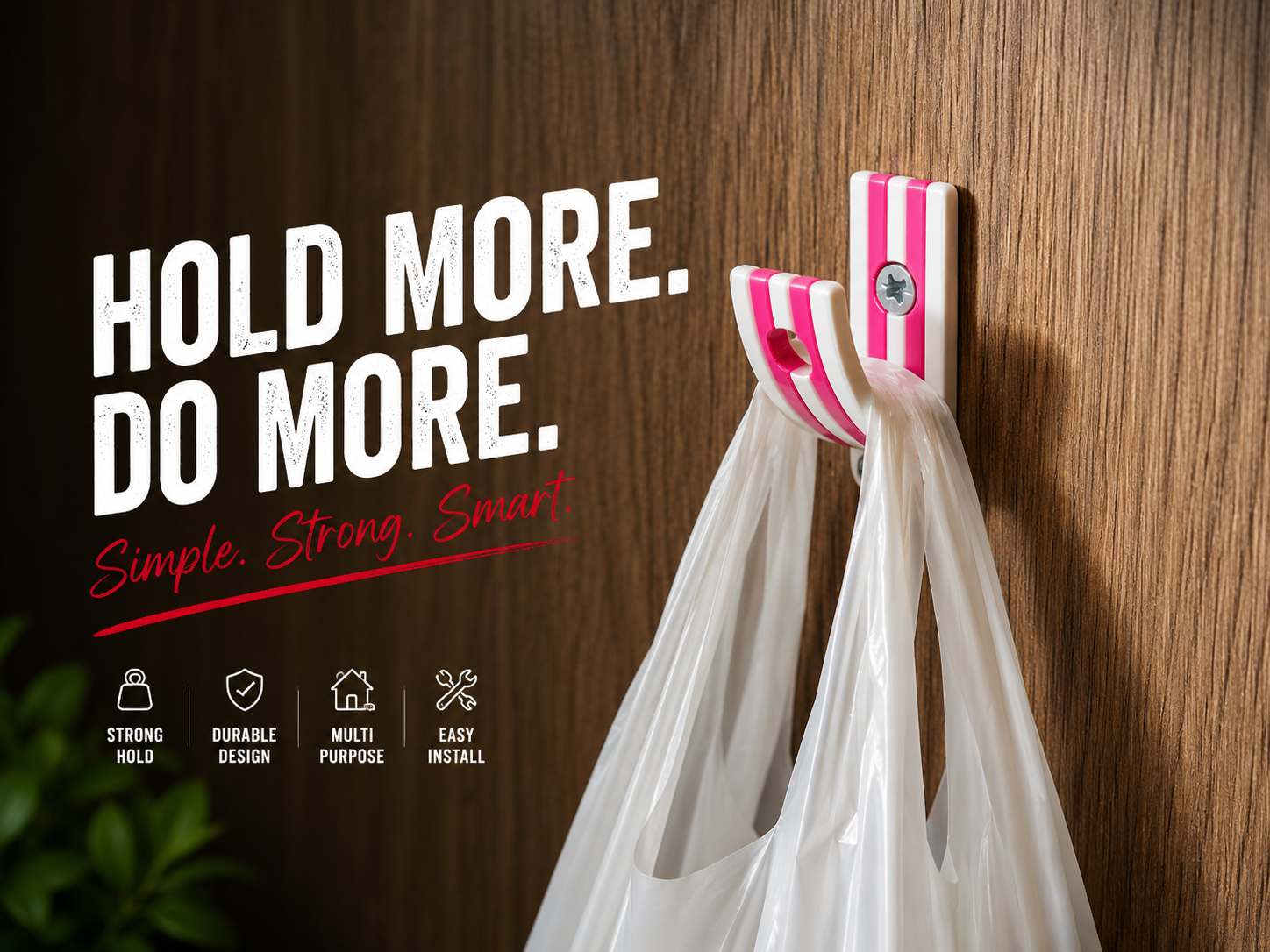 Wall Coat Hook – Entryway Bag & Jacket Hanger