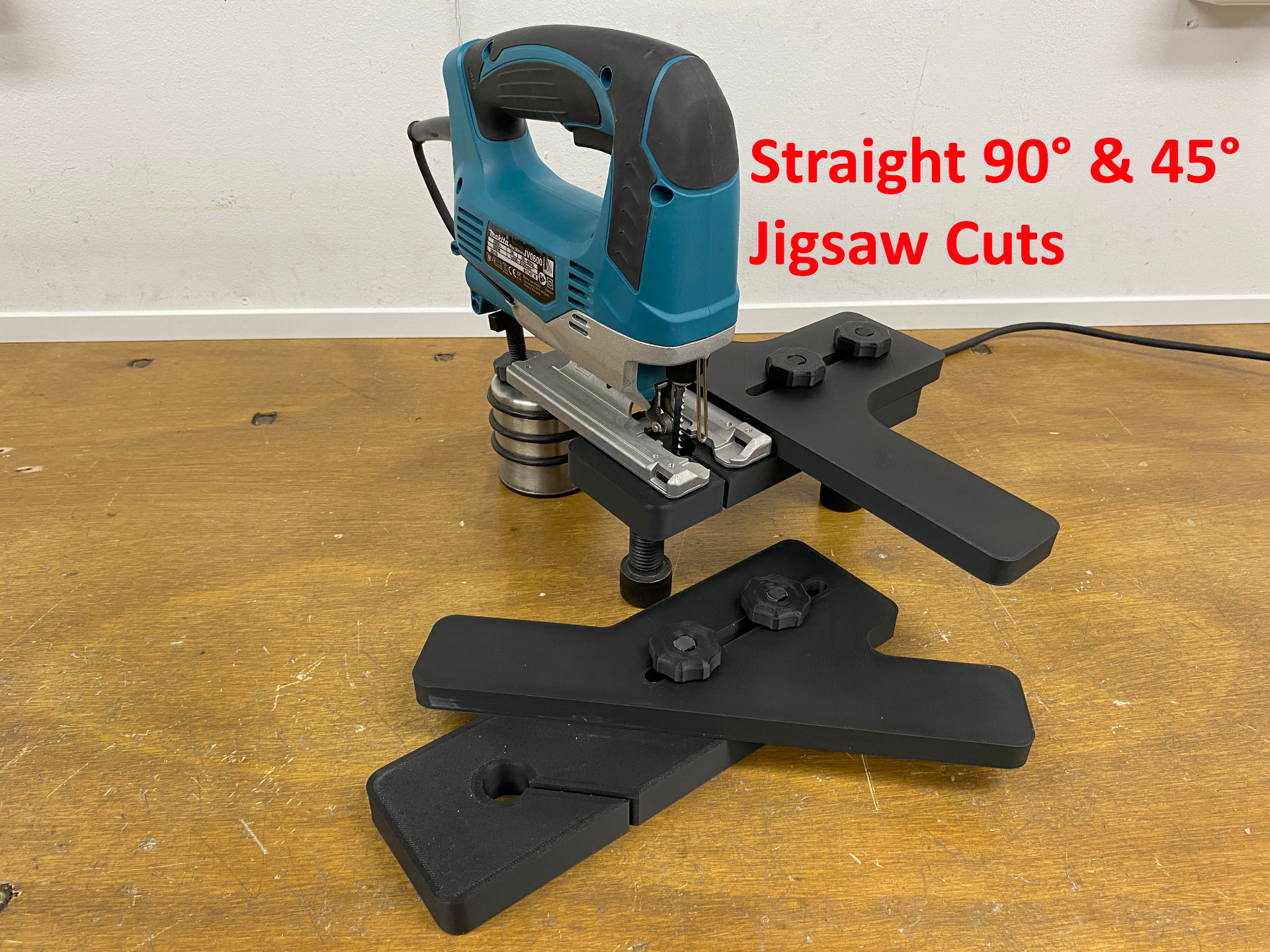 Adjustable Jigsaw Cutting Guide (90° / 45°)