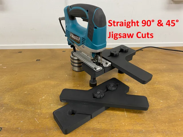 Adjustable Jigsaw Cutting Guide (90° / 45°)