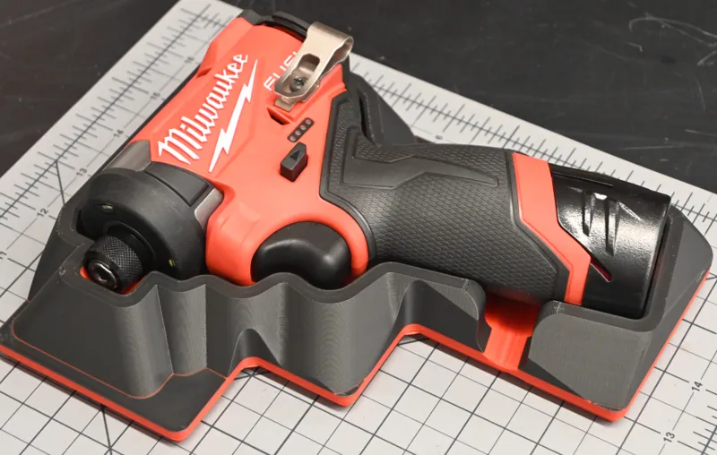 Gridfinity Shadow Tray- M12 Impact Driver 3453-20