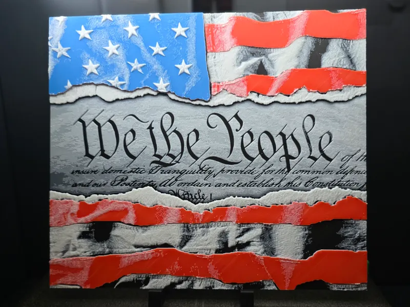 We The People Flag HueForge 