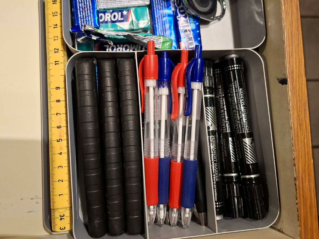Drawer organizer for tools