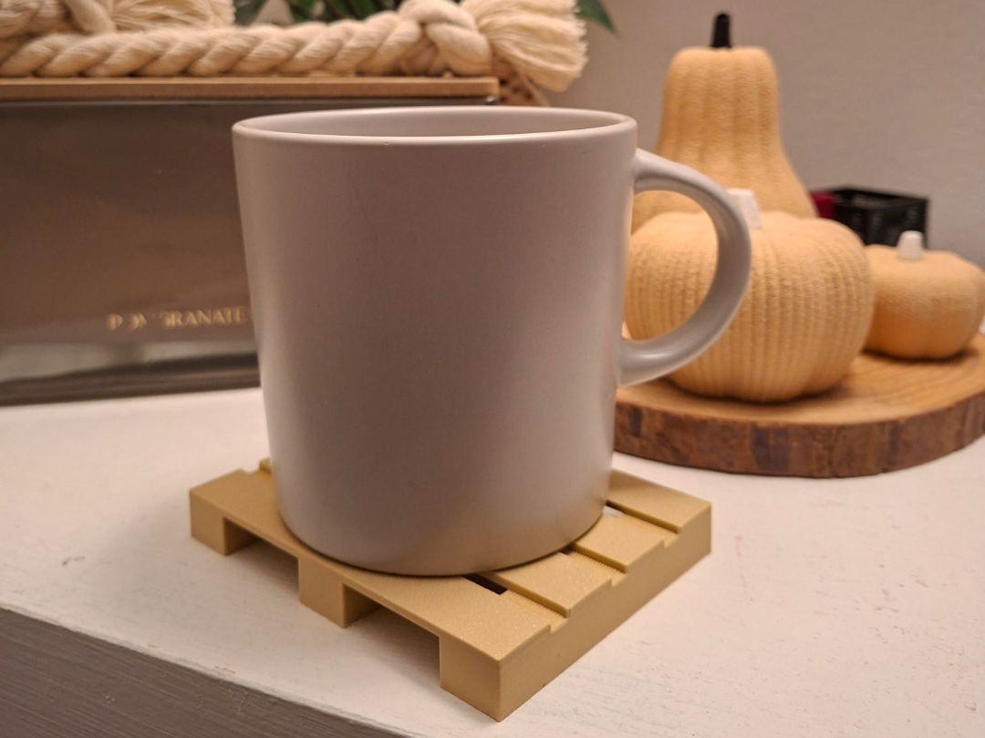Posa Vasos en Forma de Pallet