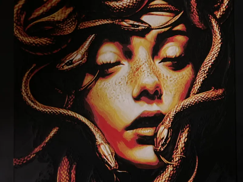 Medusa in Reds