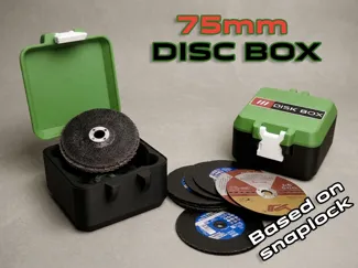 Snaplock 75mm Disk Box Case for Angle Grinder