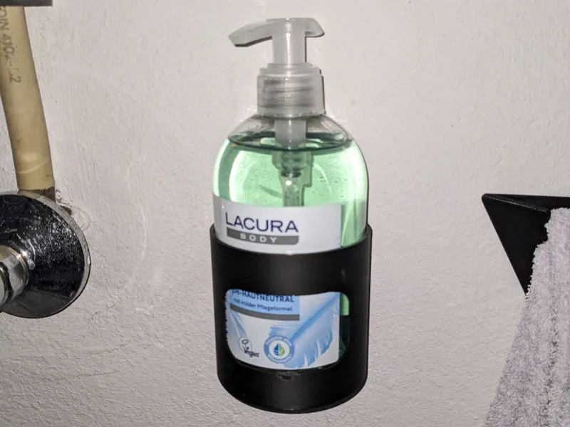 Soap dispenser wall mount
